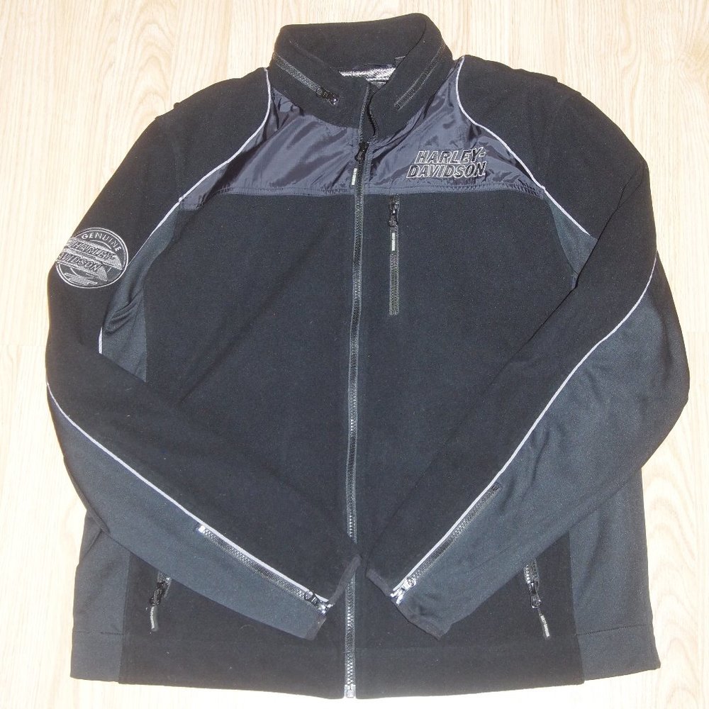 Harley Davidson Windproof Fleece Jacket - Picture 1 of 10